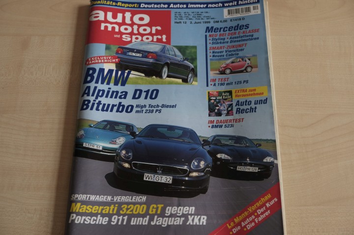 Deckblatt Auto Motor und Sport (12/1999)